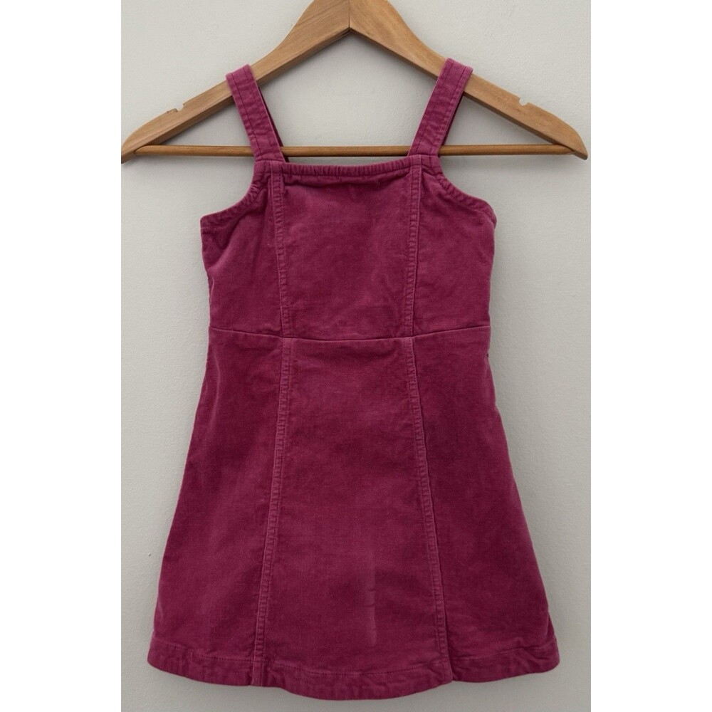 Crewcuts Girls Corduroy Dress/Jumper Size 6 Berry Color Adjustable Straps
